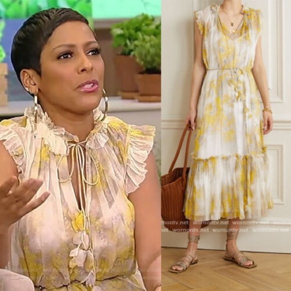 ZIMMERMANN Printed Knee-Length Dress Size Zimmermann 1 With Tags - Picture 10 of 10